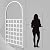 VINGLI Garden Trellis, 75" H x 42" W Vinyl Garden Garden Trellis PVC Trellis for Vines and Climbing Plants for Lawn, Garden, Backyard, Outdoor