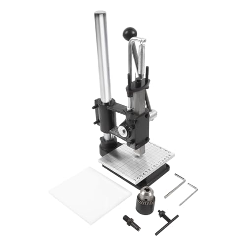 Leather Imprinting Machine, Hand Punching Machine Manual Press Puncher Punch Tools Embossing Stamp Press Logo Embossing Leather Stamp Hole Punching DIY