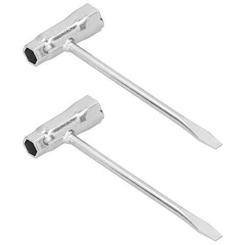 Llave en T de 2 uds, Motosierra de acero al carbono, accesorios para herramientas de jardín Cover
