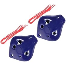 Vaguelly 2pcs Ocarina c Key Adult Musical Instrument Ceramic Flute Unique Instrument Wind