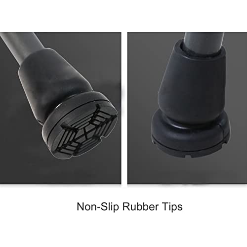 Muletas Plegables (2 Unidades), Muleta Ergonómica para Axilas, Muletas de Aluminio para Jóvenes/Adultos/Adultos Altos, para Adultos y Niños con Alturas de 145-180 cm