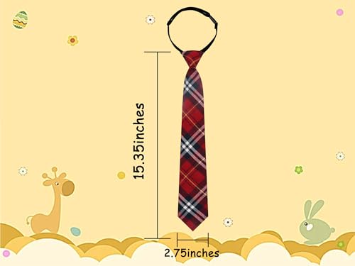 Boys Tie Striped Ties for Kids Pre-tied Adjustable Neckties for Boys School Uniform Wedding Graduation3