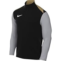 Nike FD7667-011 Dri-FIT Academy Pro 24 Drill Top K Sweatshirt Hombre Black/Wolf Grey/Jersey Gold/White Tamaño XS