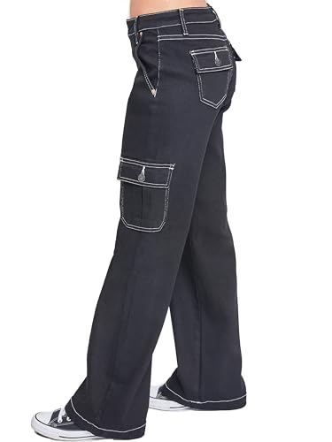 YMI Womens Jeans Women's Cargo Skater Pants2