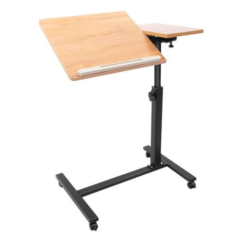Base Móvil Ajustable para Laptop con Mesa Rodante
