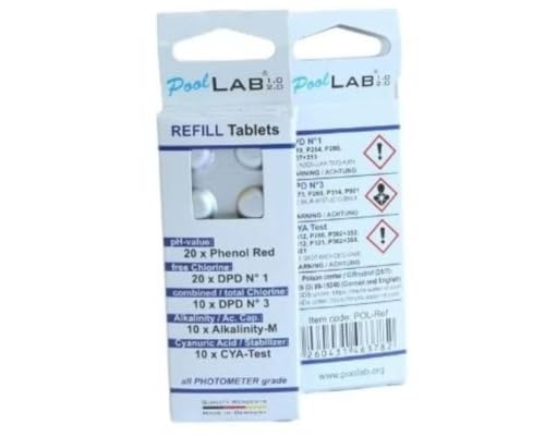Nachfüllpack für elektronischen Pooltester PoolLab 1.0 & PoolLab 2.0