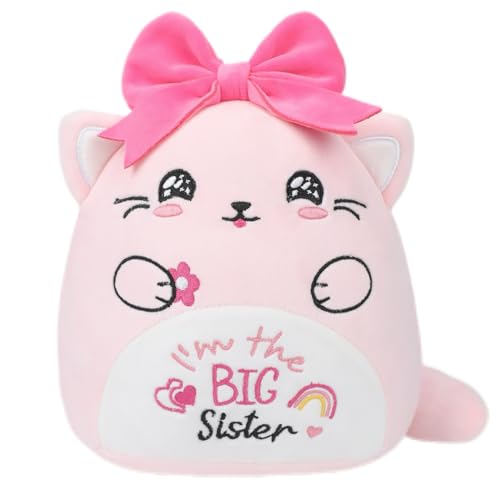 NIUBEHOHO Big Sister Plush Cat Stuffed - I'm The Big