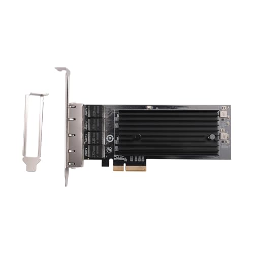 Carte Réseau PCIe 4 Ports 2.5G RJ45 Ethernet Gigabit Puces I226 Express