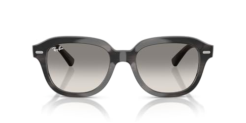 Image of Ray-Ban Unisex Sunglasses Opal Dark Grey Frame, Grey Lenses, 51MM