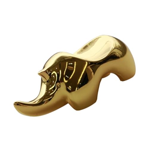 WEKADRIN 合金製犀牛型箸置きメタルホルダー ゴールド色 滑らか仕上げ 食卓用箸 スプーン フォーク整理 卓上整理 キッチン小物収納 向け