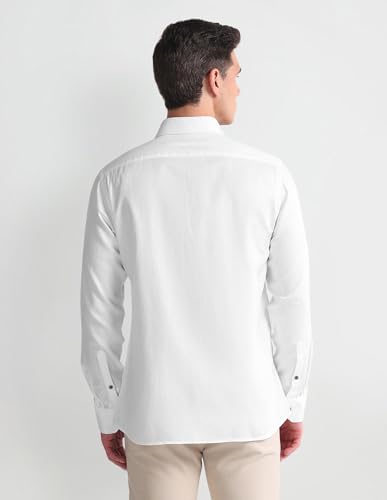 Image of Arrow Slim Fit Mens Formal Shirt - 100% Cotton, Breathable & Comfortable, Full Sleeves Shirts for Men