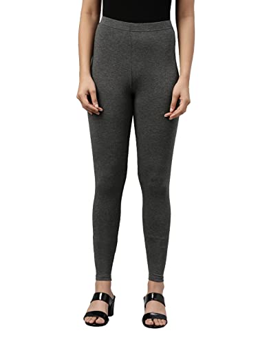 Image of GO COLORS Women Slim Cotton Leggings