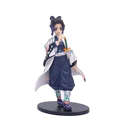 Image of Trunkin Demon Slayer Shinobu Kocho Kimetsu No Yaiba Insect Hashira Action Figure With Stand - Polyvinyl Chloride, 7 cm, 16 Cm