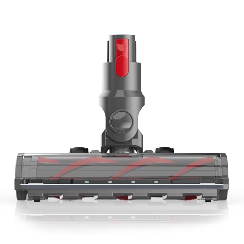 HESTIA Vacuum Head Suitable for Dyson Cordless Stick Cleaners Vacuum Parts for Dyson V15 V7 V8 V10 V11 Animal Quick-Release Motorhead Cleaner Replacement with LED Headlights Torque Motorhead