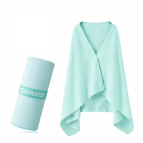 スポーツ バスタオル 速乾 80×160cm マイクロファイバー 高吸水 軽量 ドライタオル ヨガ 水泳 ジム 旅行用 (グリーン) [並行輸入品]