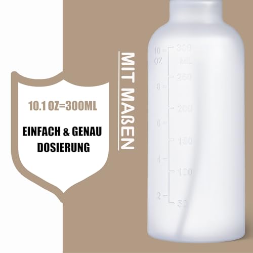 VEXPLO Sprühflasche Klein, Sprühflasche für Pflanzen Haare Reinigung Haustier, Einstellbarer Nebel/Strahl, 300 ml BPA-freies Kunststoff Spray Bottle 2er Pack