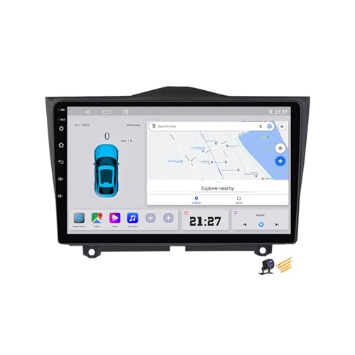 ZARAPLUS Android 14 Radio De Coche para Lada Granta 2018~2019 Pantalla Táctil 9 Pulgadas Carplay Y Android Auto Autoradio Bluetooth 2 DIN con Cámara De Reversa Reproductor Multimedia,M500S 4G+64G