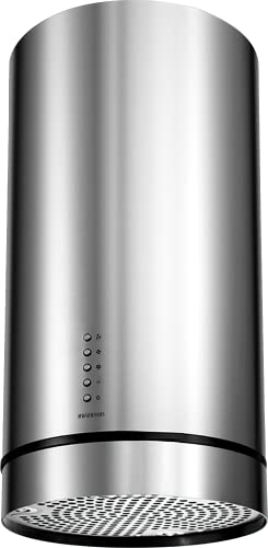 INFINITON CMPY-IST9A – Campana de isla, Inox, 145W, 3 velocidades, 720m³/h de extracción, Filtro...