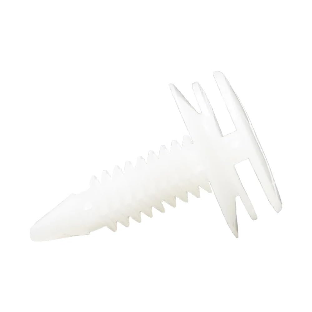GLBMLMTHZP Front Rear Door Trim Panel Retainer Fit For Chevrolet White Nylon Fastener Rivet For Buick Car Truck