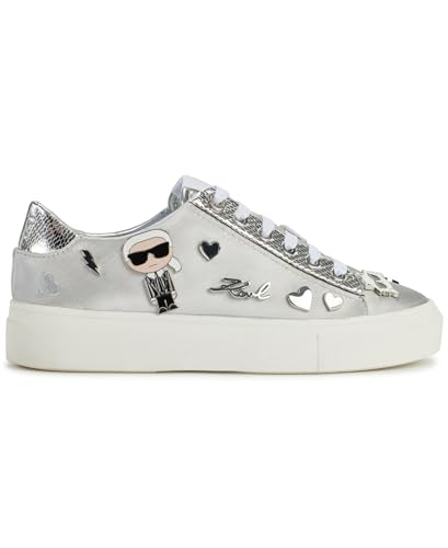 Image of Karl Lagerfeld Women's Cate Pins Lace Up Sneaker