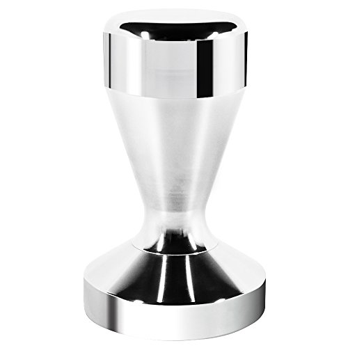 Kaffee Tamper Machine, Dland 51mm Durchmesser Edelstahl Flat Base Grip Griff Bean Barista Espresso Tamper Druck Küchen Zubehör