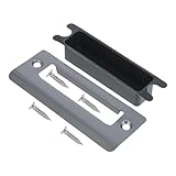 Ajustement parfait : les bandes de chant finement polies s’adaptent parfaitement au cadre de la porte, empêchant efficacement l’infiltration de saletés et prolongeant la durée de vie de la porte en bois. plaque de sécurité, plaque de réparation de porte