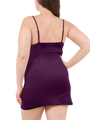 Image of Long Cotton Camisole Tank Tops for Women | Basic Braless Layering Tops with Adjustable Spaghetti Straps