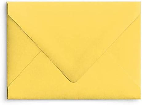 Sunglow A7 Euro Curved Flap Invitation Envelopes - Pack of 50