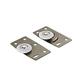 1set Kleiderschrank Tür Rad Möbel Schrank Stumm Pulley Bewegliche Tür Mit Einstellbare Feder Tür Rollen Möbel Teile