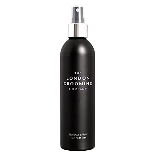 The London Grooming Company Sea Salt Spray For Men | Firm All-Day Hold | Matte Finish | Easy To Wash Out | Messy/Textured Look | 250ml (8.8 Fl Oz)