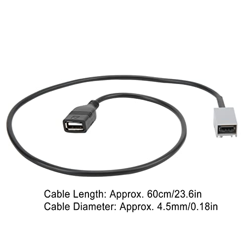 Módulo Adaptador MP3, Adaptador Flexível à Prova de Desgaste para Carro Retenção USB Durável para Ca