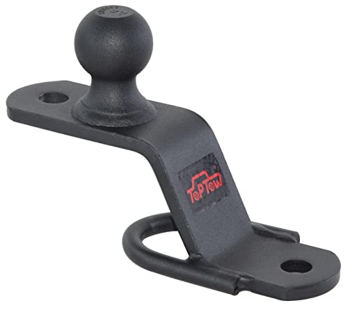 TOPTOW 64008 ATV/UTV 3-Way Hitch Adapter with 2 inch Ball, Bolt-on ATV Hitch Attachments - Thumbnail 7