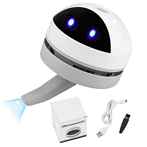 Jooheli Aspiradora de Mesa, Aspiradora de Mesa Eléctrica, USB Recargable Mini Aspiradora de Mesa, Aspirador Escritorio, Aspiradora De Mano Inalámbrica, para Eliminar Polvo, Virutas de lápiz, Migas