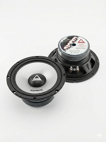 Image of Aura Storm 6.2CSX 6.5 Inch Component Speaker System, 260W Max Power, 2-Way, 45W RMS, 70Hz-20kHz