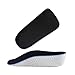 Almencla 2X 2Pcs Height Increase Insoles Height Increase Heel Lift Insert Soft Women Men Arch Support Insert Cushion for Sneakers