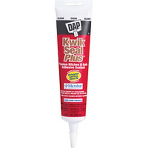Dap 18546 5.5 Oz Kwik Seal Plus Kitchen & Bath Adhesive Caulk w/Micro