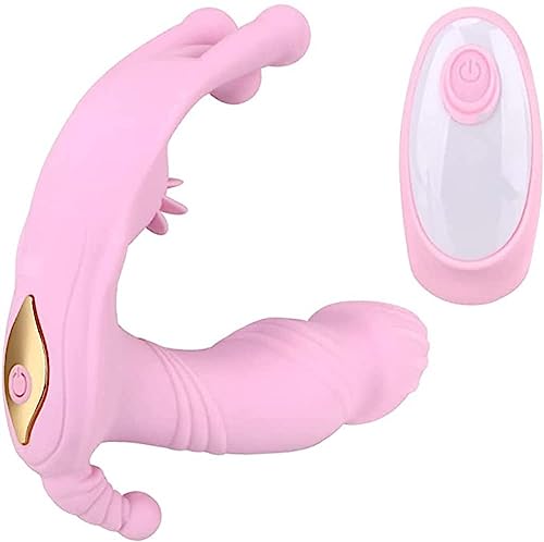 Vibrators Vitesses Wireless Wearable G-spot Vibrator Telecommande Papillon Vagina Clitoris Stimulator Adulte Toys Femme Sexe T-Shirt, KXC5