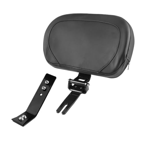 オートバイ後部座席背もたれ 調節可能なドライバーバックレストマウントキット 収納ポーチ付き カンナムスパイダーF3 F3S F3T F3LTD 2015-2024 オートバイシートアクセサリー用