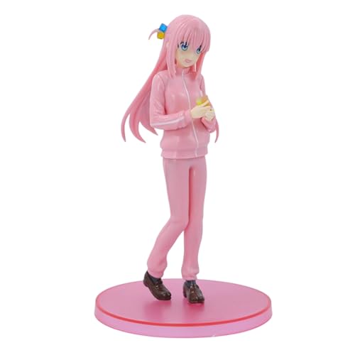 Image of Bocchi The Rock ! Gotoh Hitori Action Figure | Hitori Gotoh Standing Figure 18cm for Home, Desk, and Table Decor | Gift for Friends, Family and Anime Fans (Gotoh Hitori)