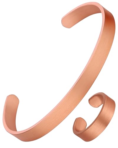 Bracelet en cuivre pur flexible résout le problème de taille unique