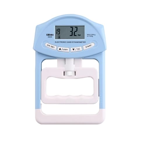 ���̓e�X�^�[ 268Lbs/120Kg �f�W�^���n���h�_�C�i�����[�^�[���͌v USB LCD �X�N���[���n���h�O���b�v �p���[�g���[�j���O�p(EH101 Blue)