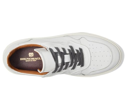 Image of Bruno Magli Men's Dezi Sneakers, Leather Shoes, Lace-Up Casual Shoes