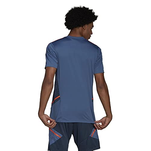 adidas Manchester United Condivo 22-Jersey de Entrenamiento (Short Sleeve), Color Azul, Large para Hombre