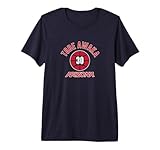 Arizona Basketball: Tobe Awaka Name Number Ball Premium Tri-Blend T-Shirt