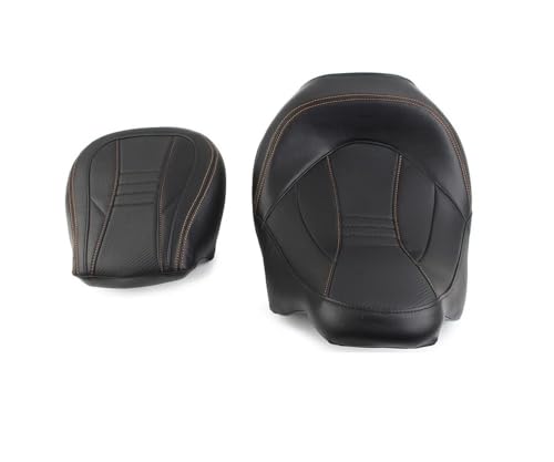 Siège deux places conducteur passager moto Touring Glide 2009-2022 profil bas