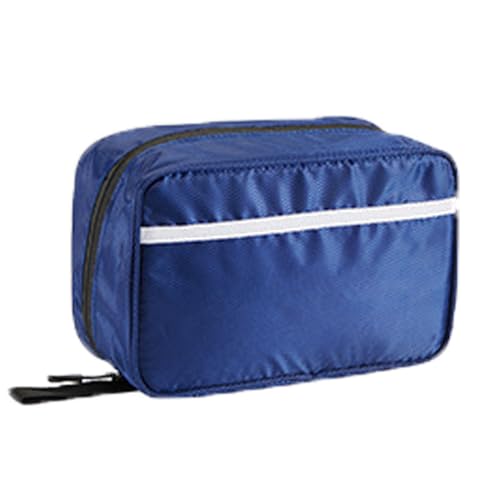 WSSODHK Bolsa de lavado de viaje de negocios, bolsa de maquillaje, bolsa de lavado impermeable, bolsa de lavado para hombres y mujeres, senderismo, bolsa de almacenamiento de camping, Azul marino,