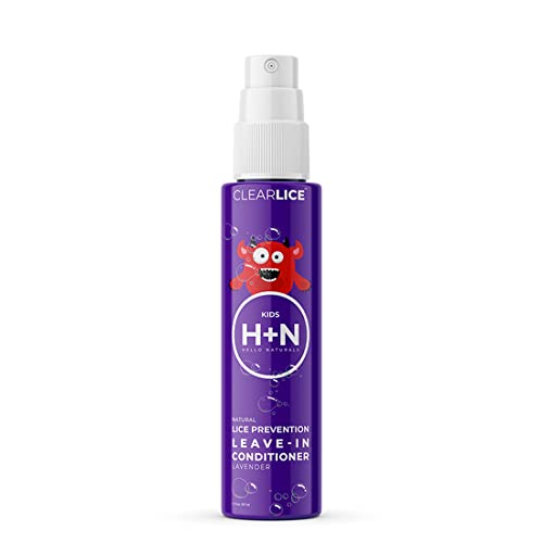 head lice leave in conditioner - ClearLice® Lice Prevention Conditioner-Natural Prevention Leave-in Spray, Helps to Stop lice Before They Start, Contains Natural Lavender and Rosemary-Safe, Gentle and Good for Hair-Can be Used Daily