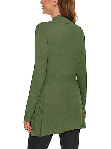 Image of Cardigan for Women Dressy Casual Long Sleeve Open Front Knit Cardigan Sweaters