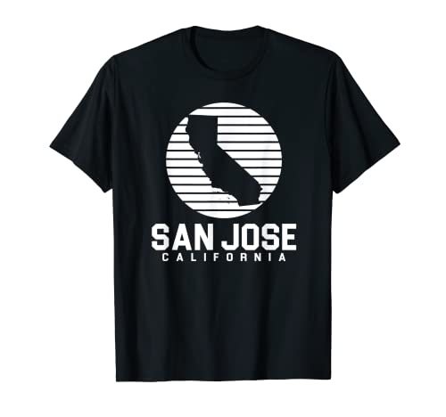 San Jose California T-shirt CA Souvenirs Maglietta