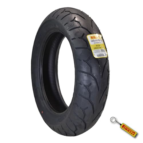 Pirelli Night Dragon GT 180/65B16 M/C 81H REINFTL Cruiser Motorcycle Rear Tire - Superior Traction & Handling for High-Performance Cruisers w/Keychain